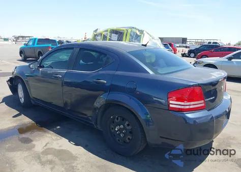 2008 Dodge Avenger Se из США, поврежденный, VIN 1B3LC46R28N241947